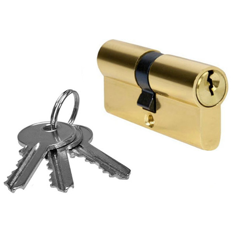 Цилиндры «ключ-ключ» под золото